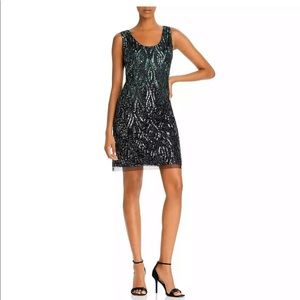 Aidan Mattox Womens Black Beaded Sleeveless Party Cocktail Dress 2